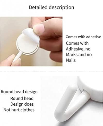 20 pcs Wall Hanging Hooks, Punch Free Hook for kitchen, bedroom or any tipe of accessories — photo 3