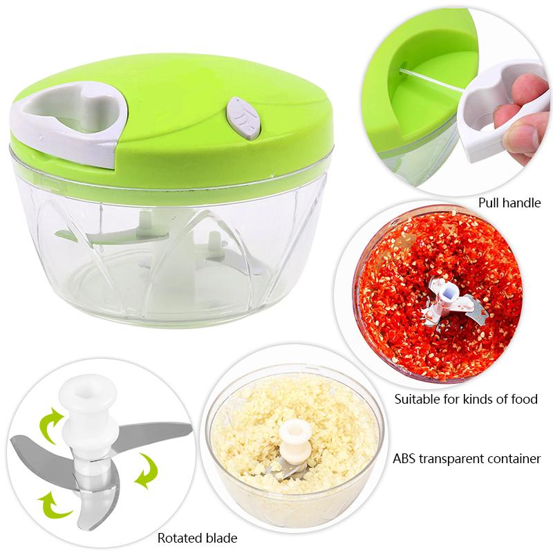 Manual Vegetable Chopper Kitchen Speedy Chopper Garlic Cutter Vegetable — photo 2